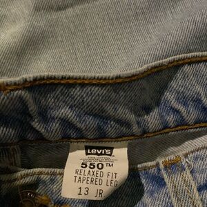 550 Vintage 1998 Levi Relaxed Fit and Tapered Leg